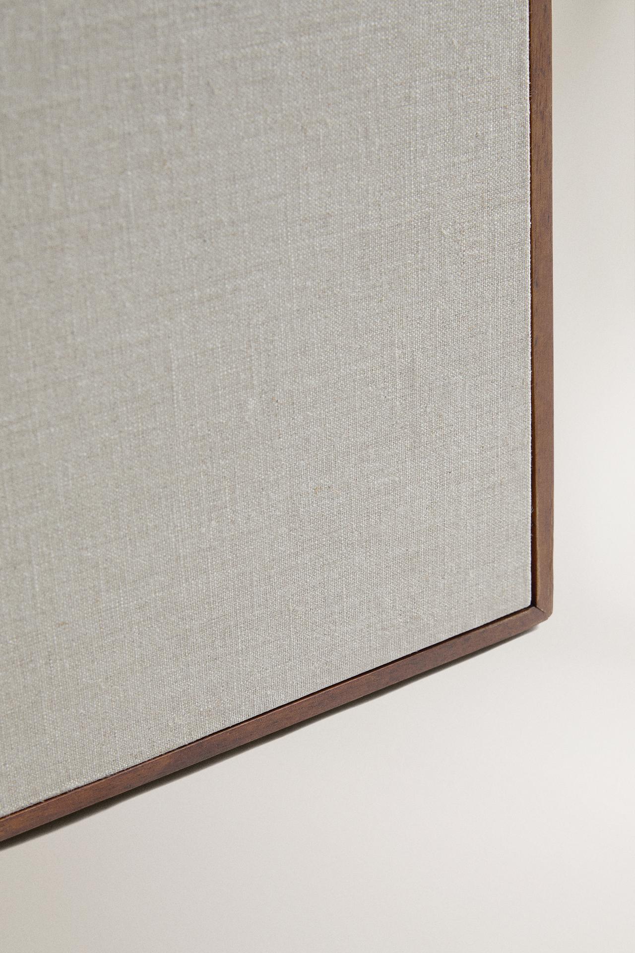 MAGNETIC LINEN PANEL — Light beige