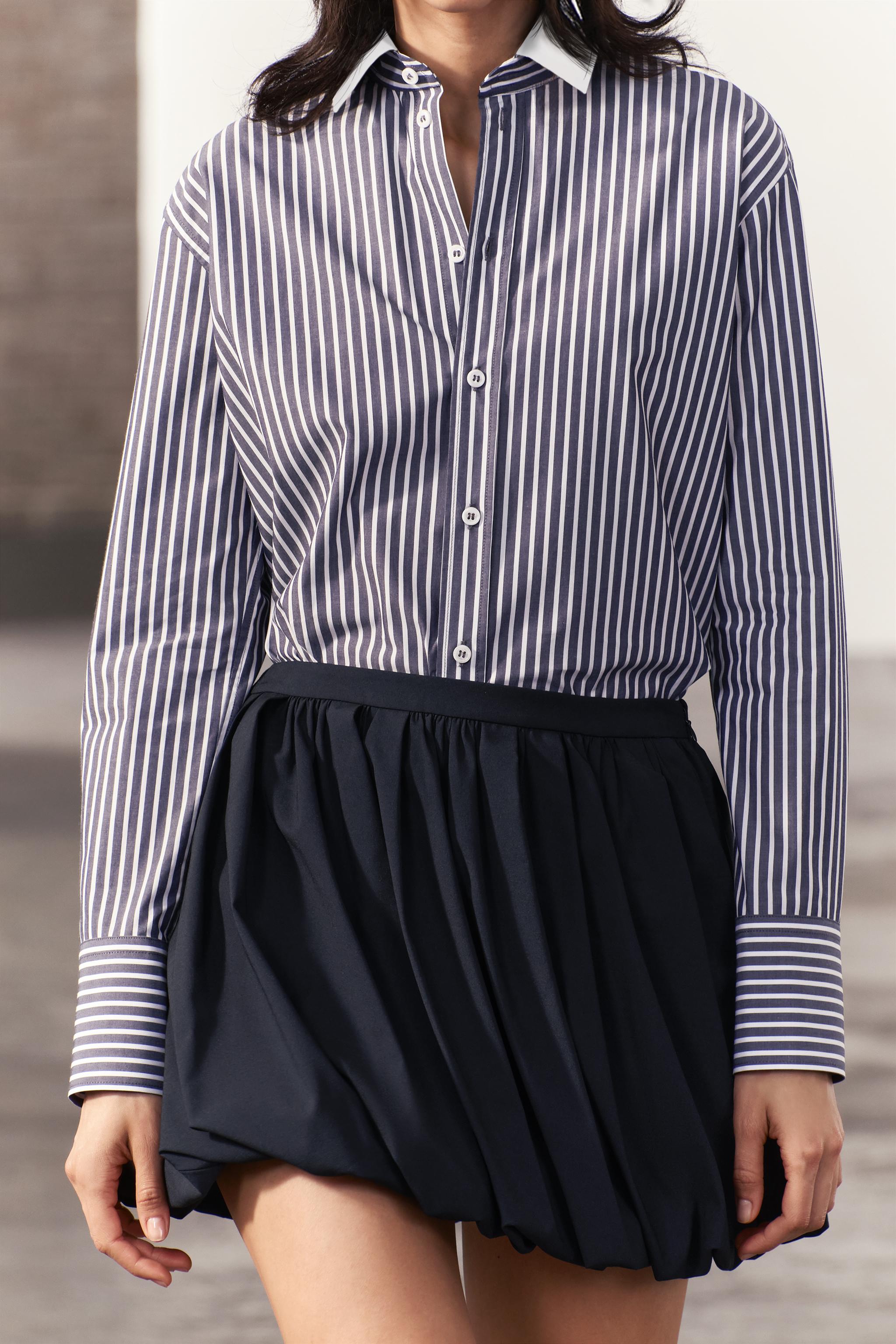 Camicia on sale popeline zara