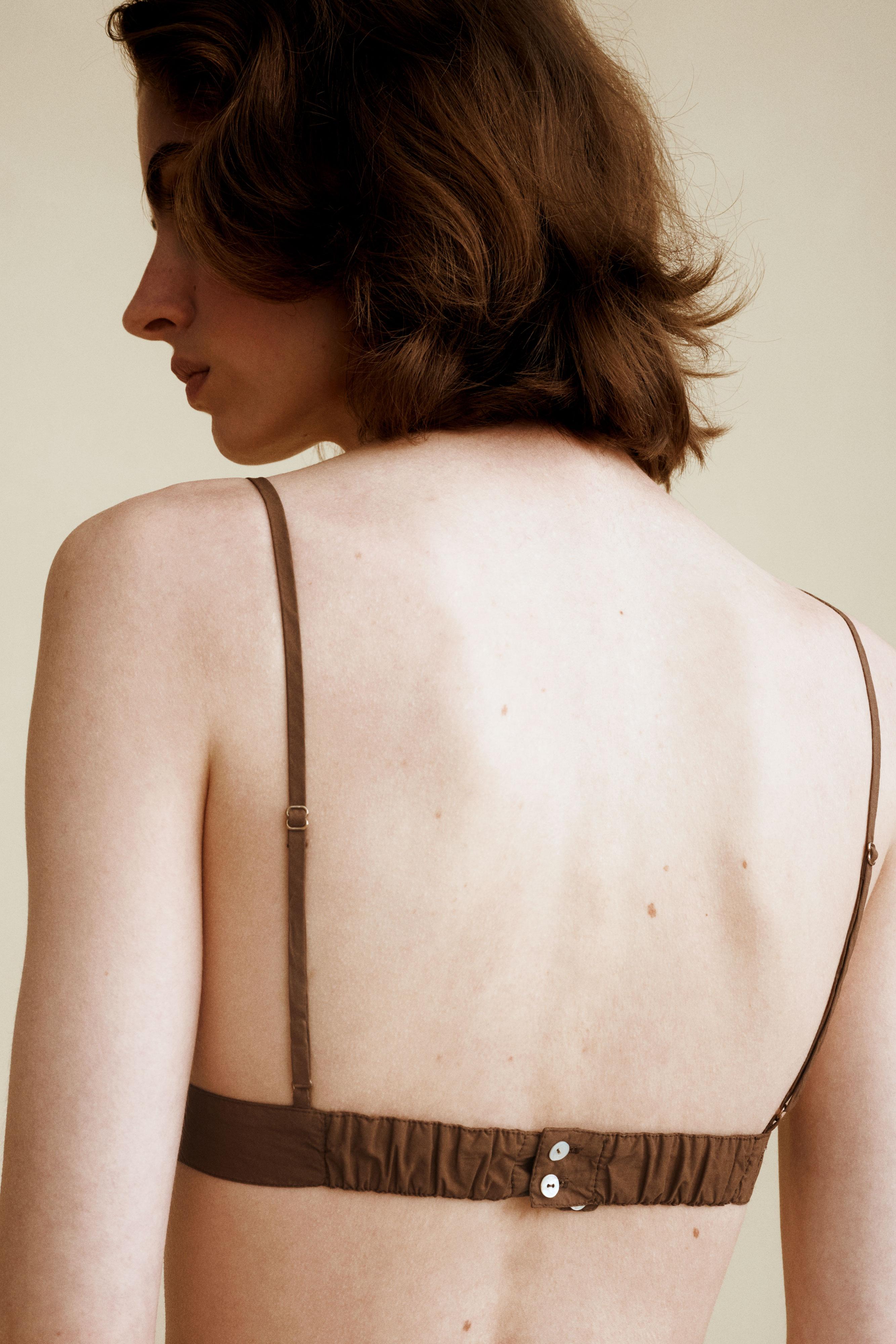 POPLIN TOP CREATED BY CARAMEL LONDON X ZARA — Chocolate