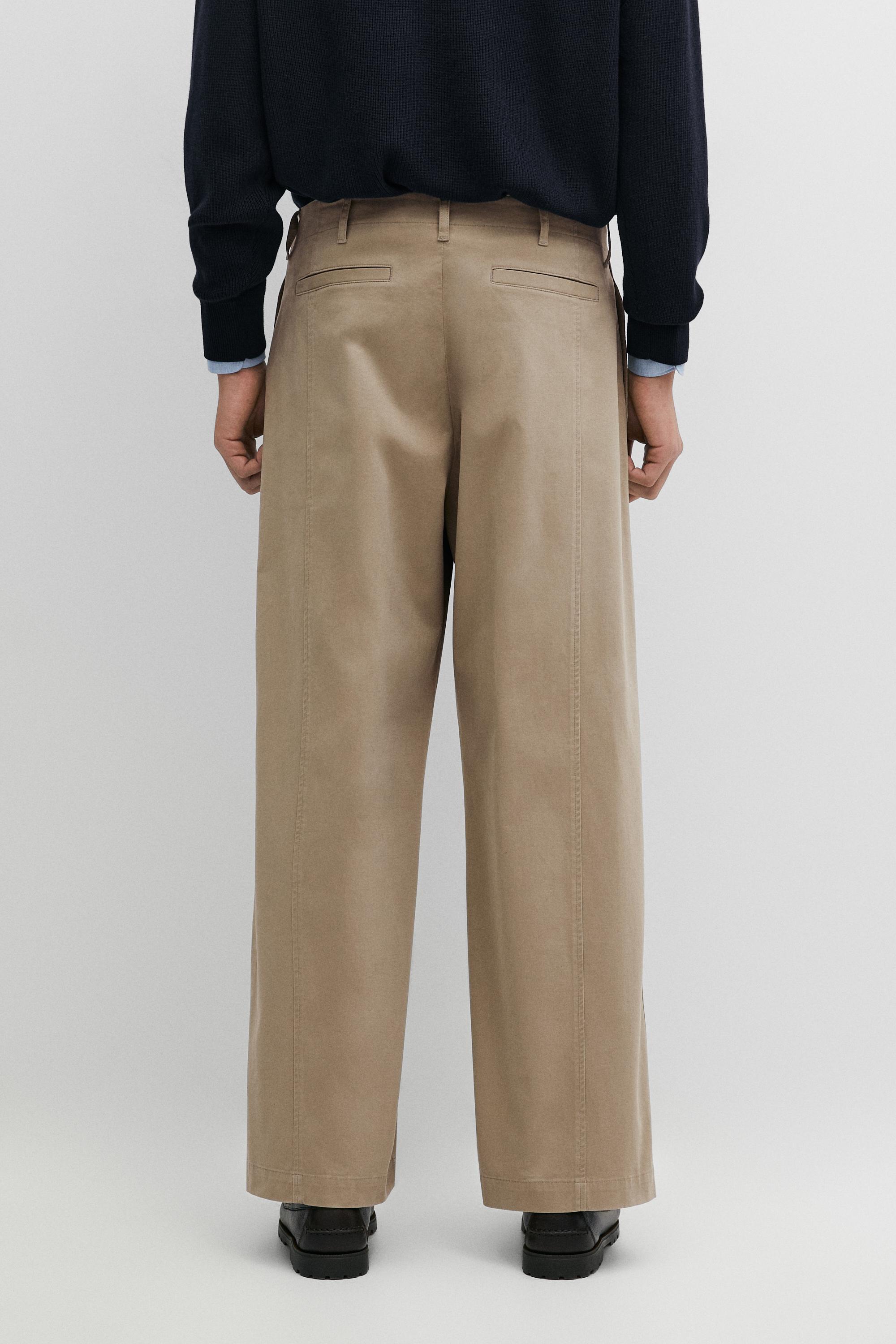 Pantalon barrel fit détail pinces