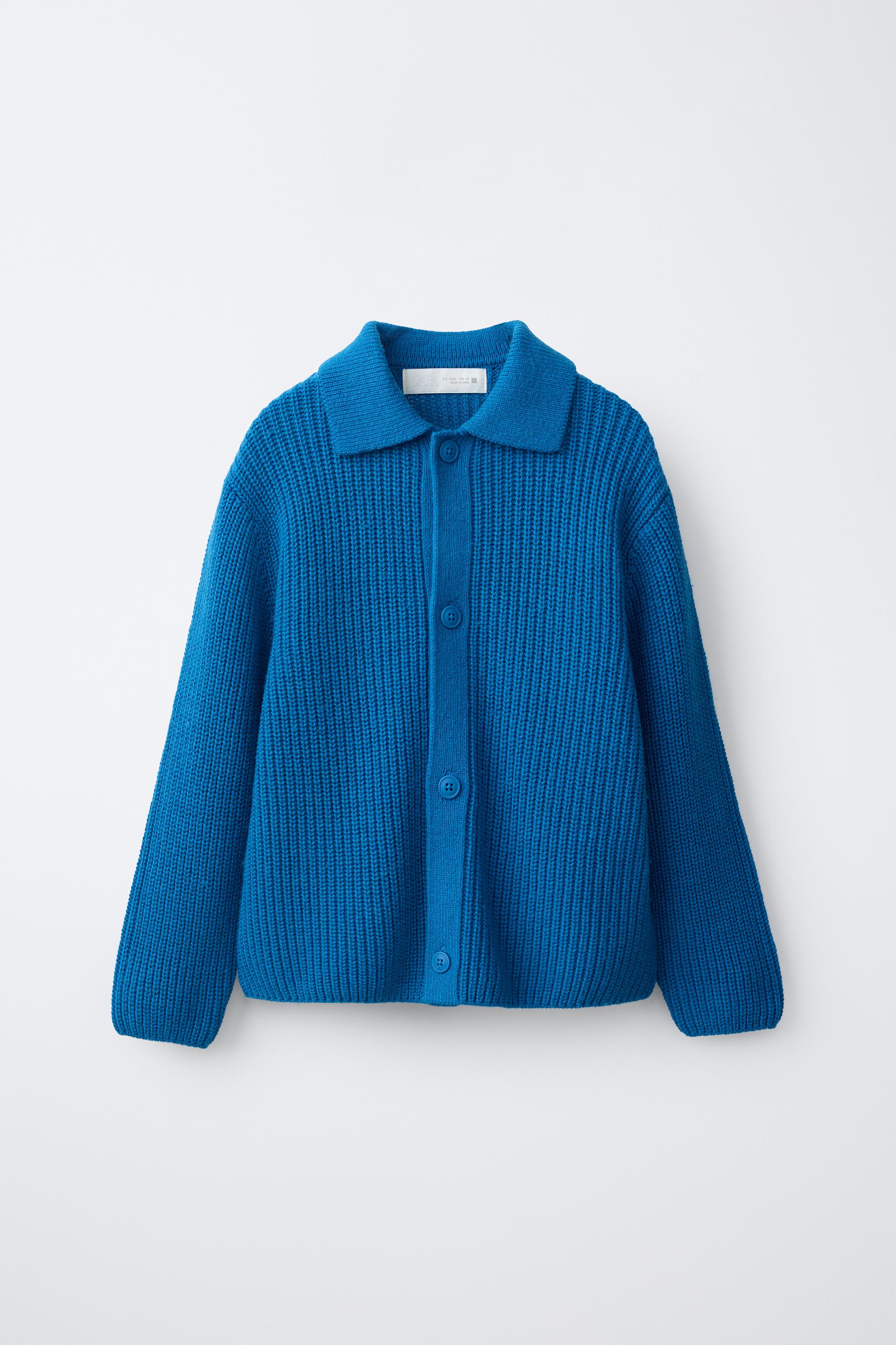 STORIESZ - GILET EN MAILLE AVEC COTON ET LAINE