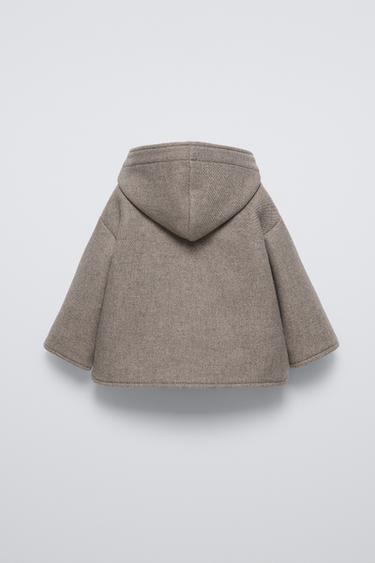 MANTECO WOOL COAT - Brown / Taupe by Zara - Image 1