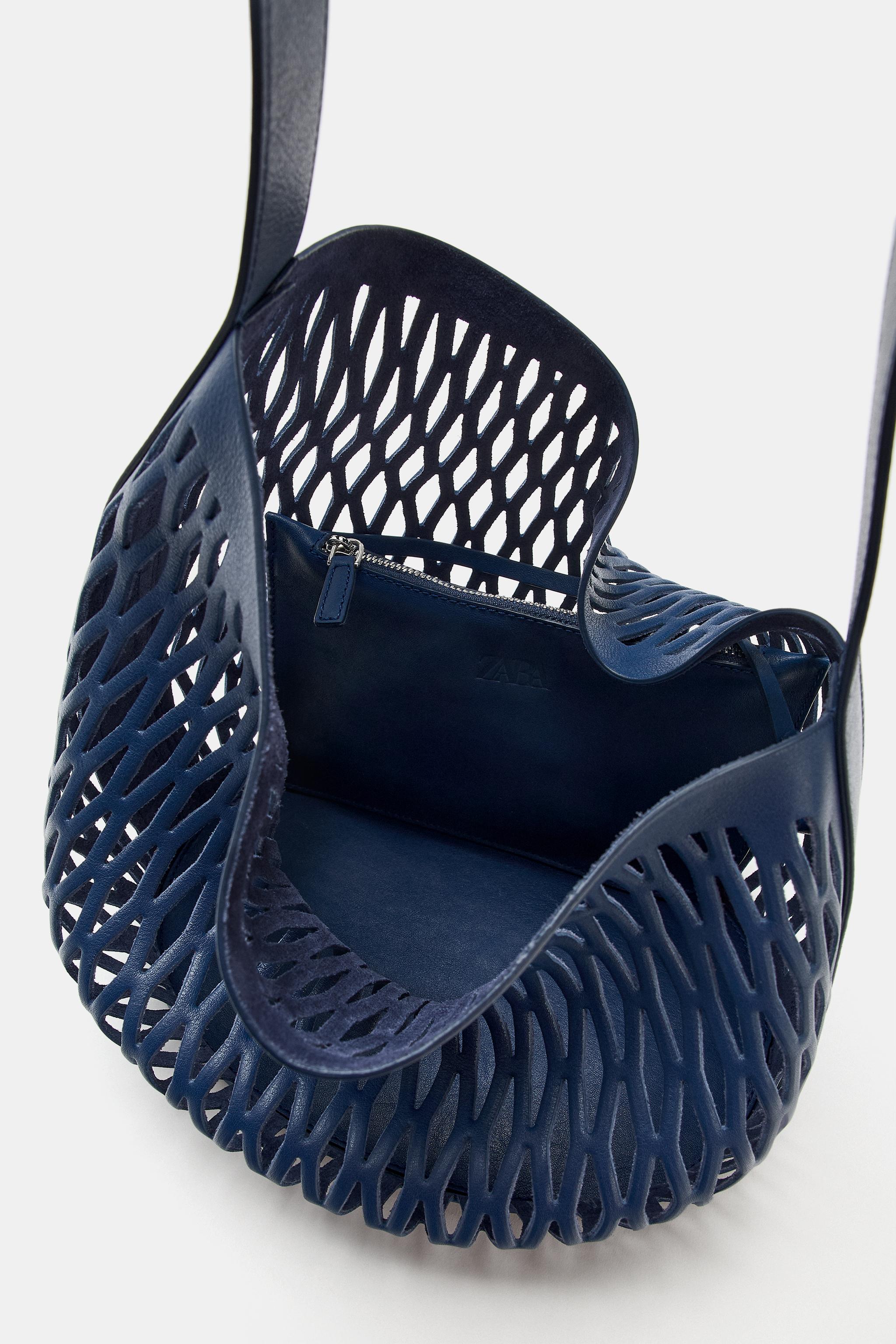 DIE-CUT LEATHER BAG