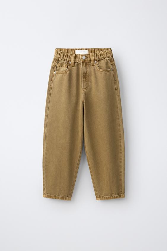 BALLOON JEANS - Beige by Zara - Image 0