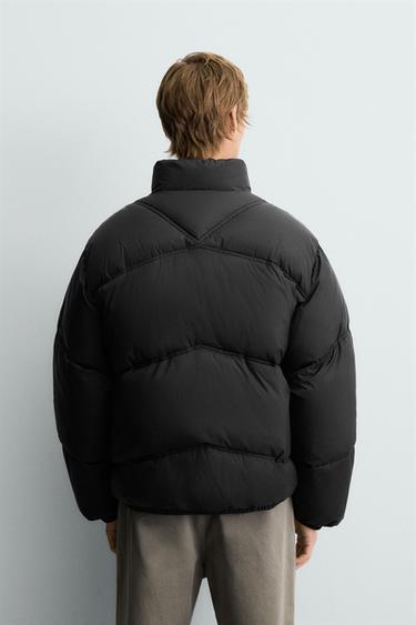 TECHNICAL PUFFER JACKET - Black by Zara - Image 2