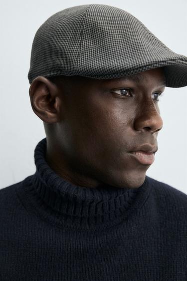 FLANNEL HOUNDSTOOTH BERET - various by Zara - Image 3