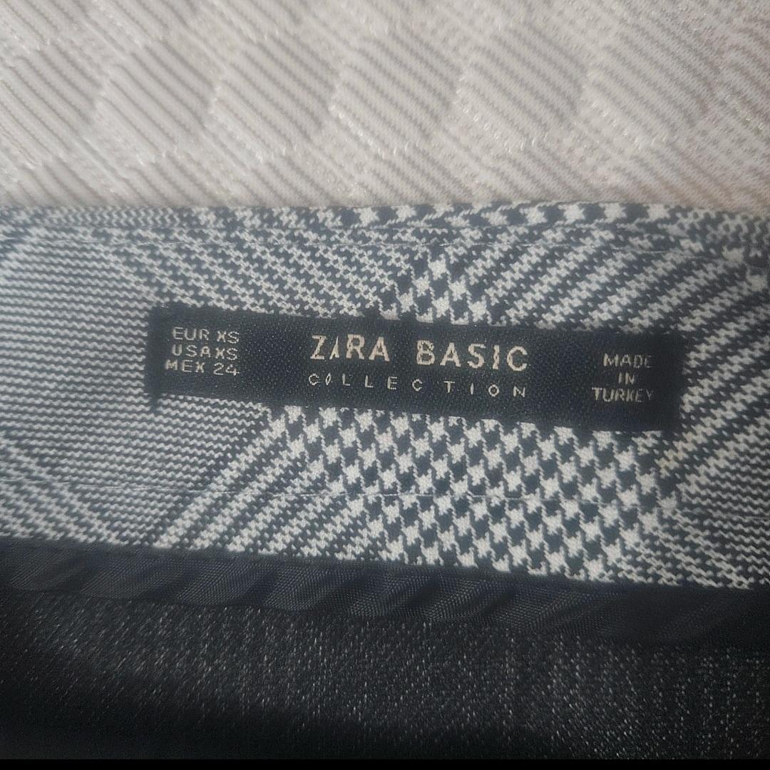 CHECKED BUTTONED SKIRT - Image 3