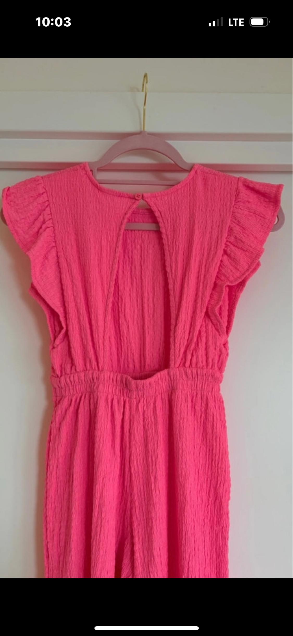 TEXTURED JUMPSUIT WITH RUFFLES - Image 3
