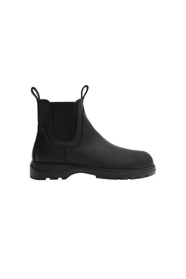 BOTA CHELSEA PIEL - Negro de Zara