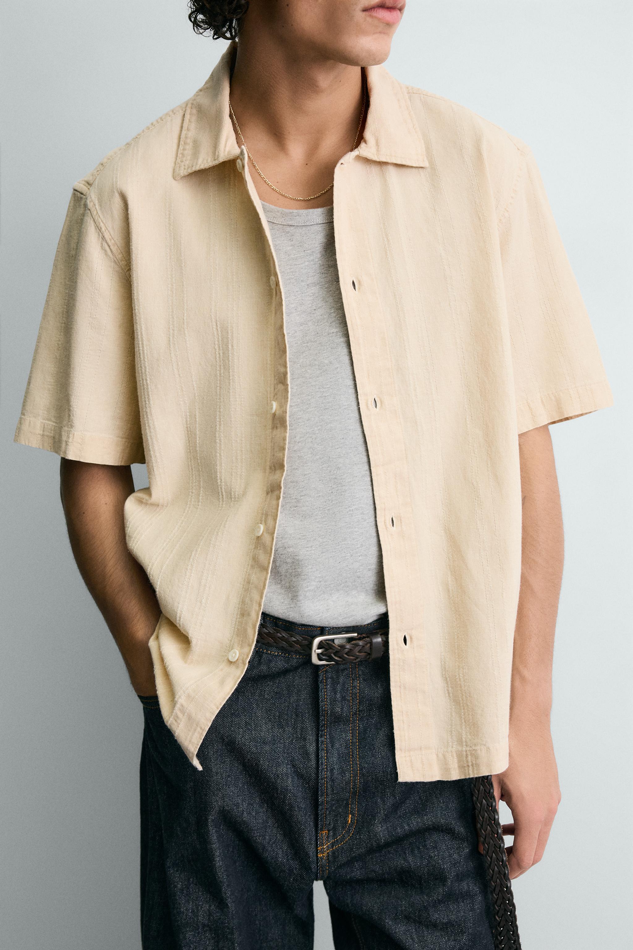 YIKANMIŞ DOKULU GÖMLEK