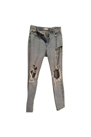ZARA BLUE RIPPED JEANS