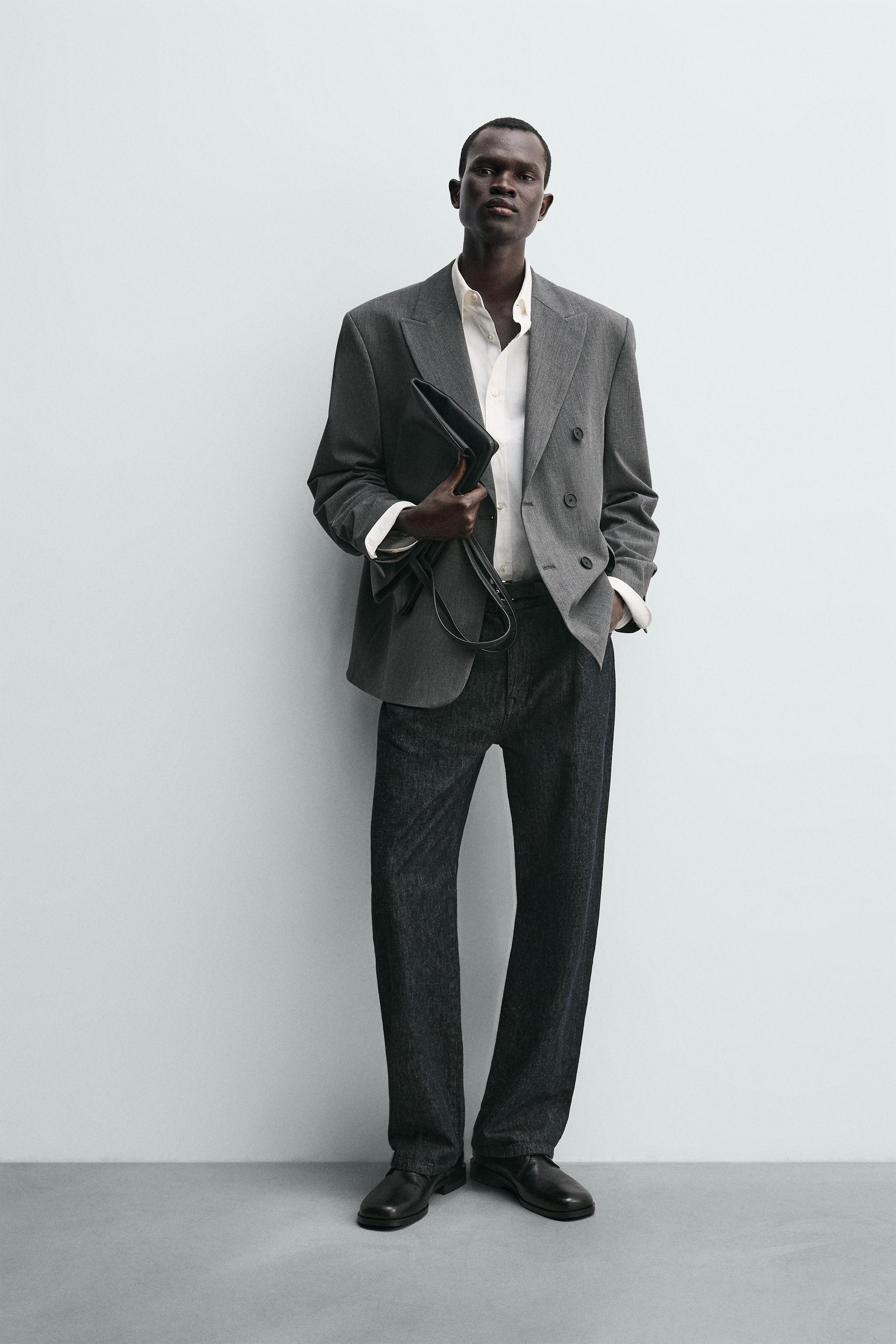 BLAZER CROISÉ AVEC LAINE