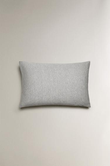 COTTON JERSEY MODAL PILLOWCASE (140GxM²) - Grey by Zara - Image 3