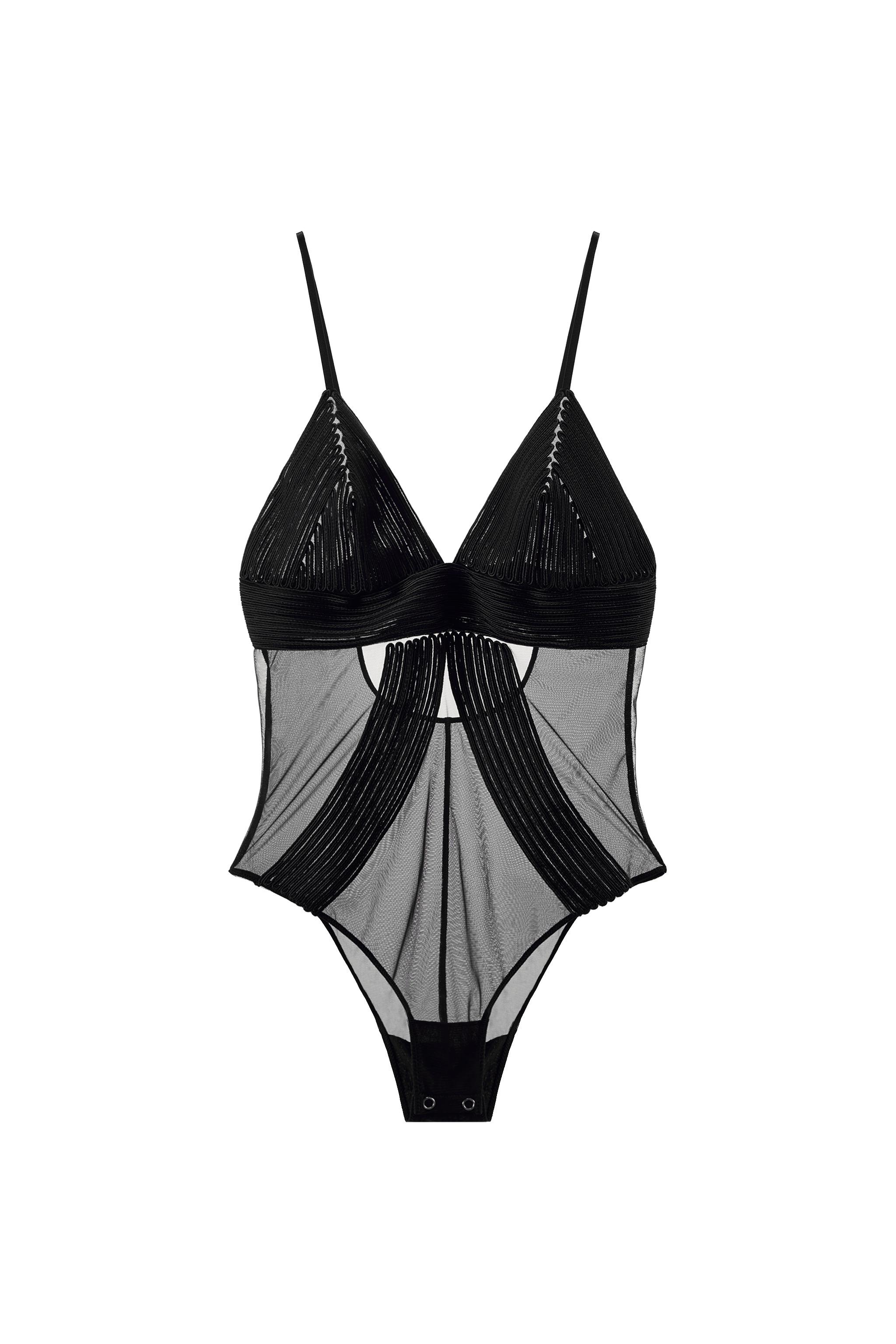 COMBINED TEXTURED BODYSUIT