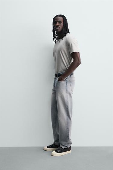 JEAN COUPE DROITE - Bleu / Acier de Zara - Image 3
