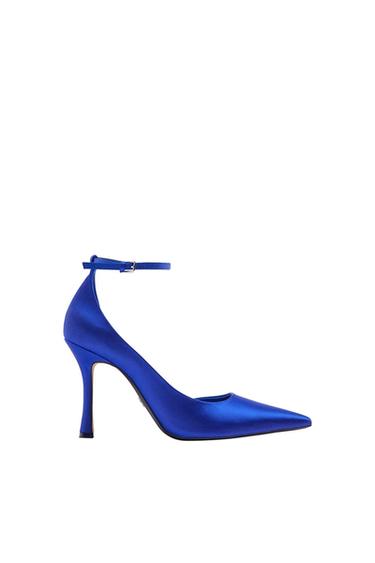 SATINY HIGH-HEEL SHOES