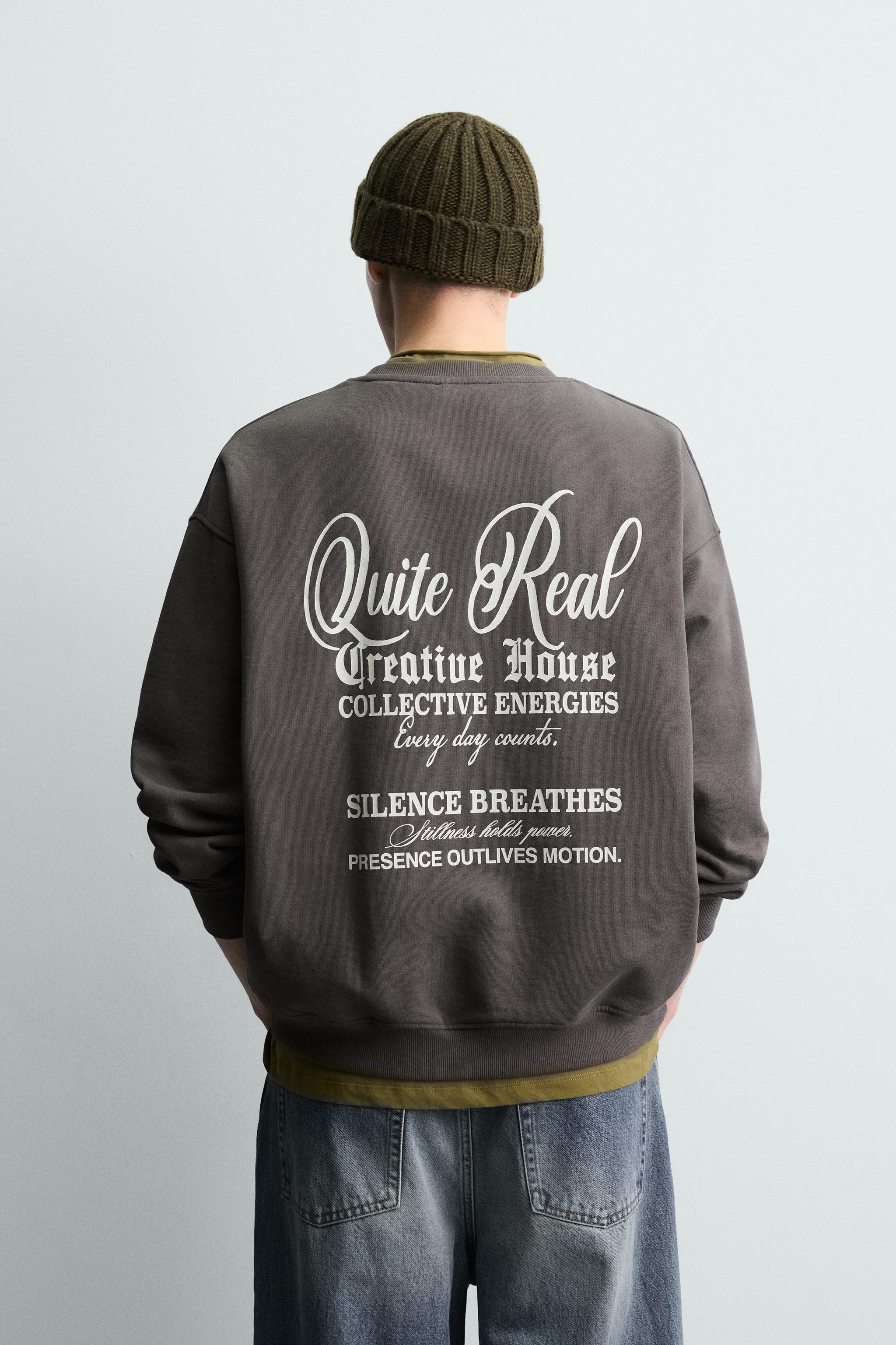 PRINTED CREWNECK SWEATSHIRT