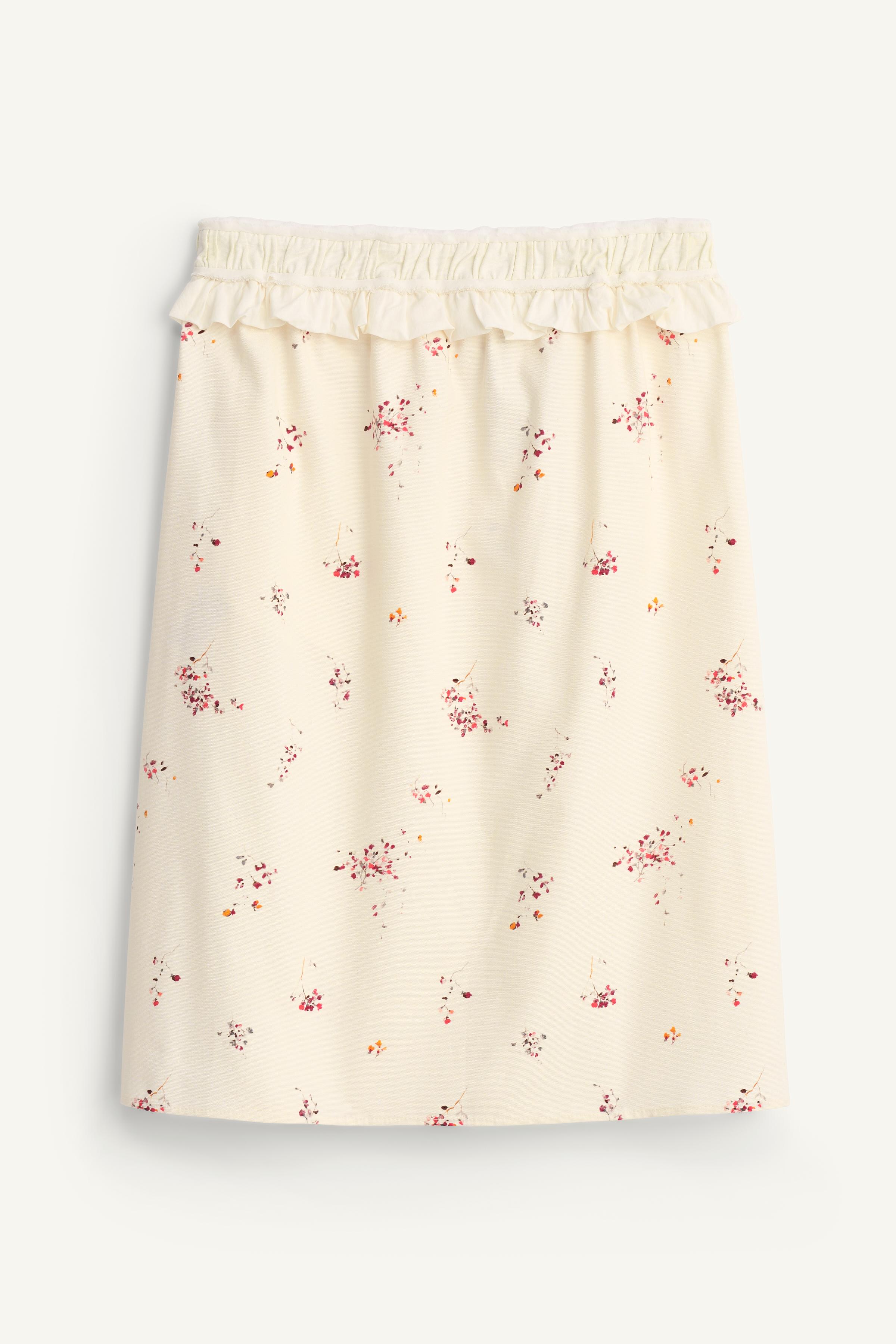 LIMITED EDITION PRINTED MIDI SKIRT