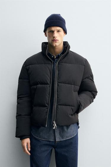 WATER-REPELLENT PUFFER JACKET - Black by Zara