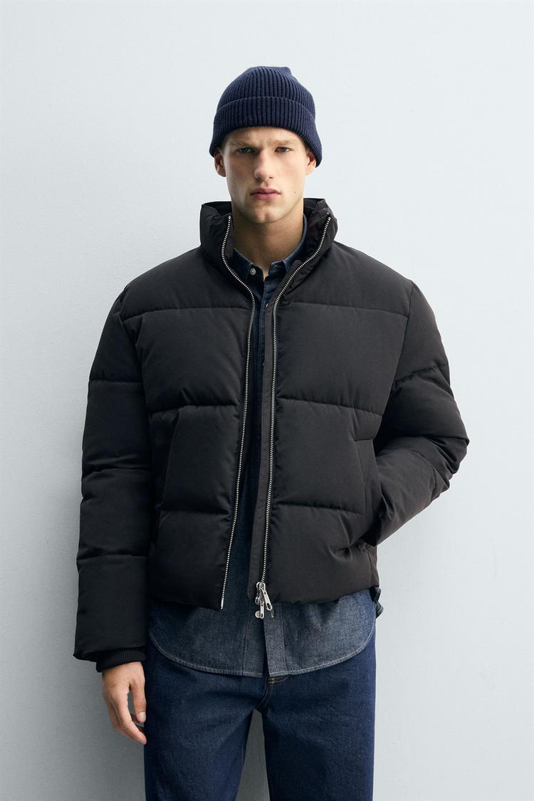 ZARA WATER-REPELLENT PUFFER JACKET