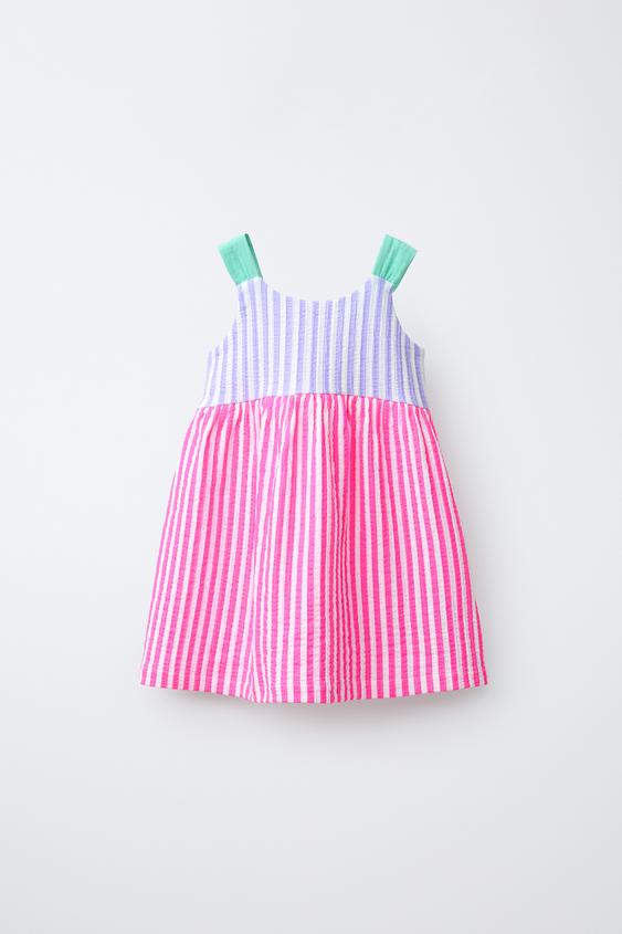 PRINTED DRESS - Fuchsia by Zara - Image 0