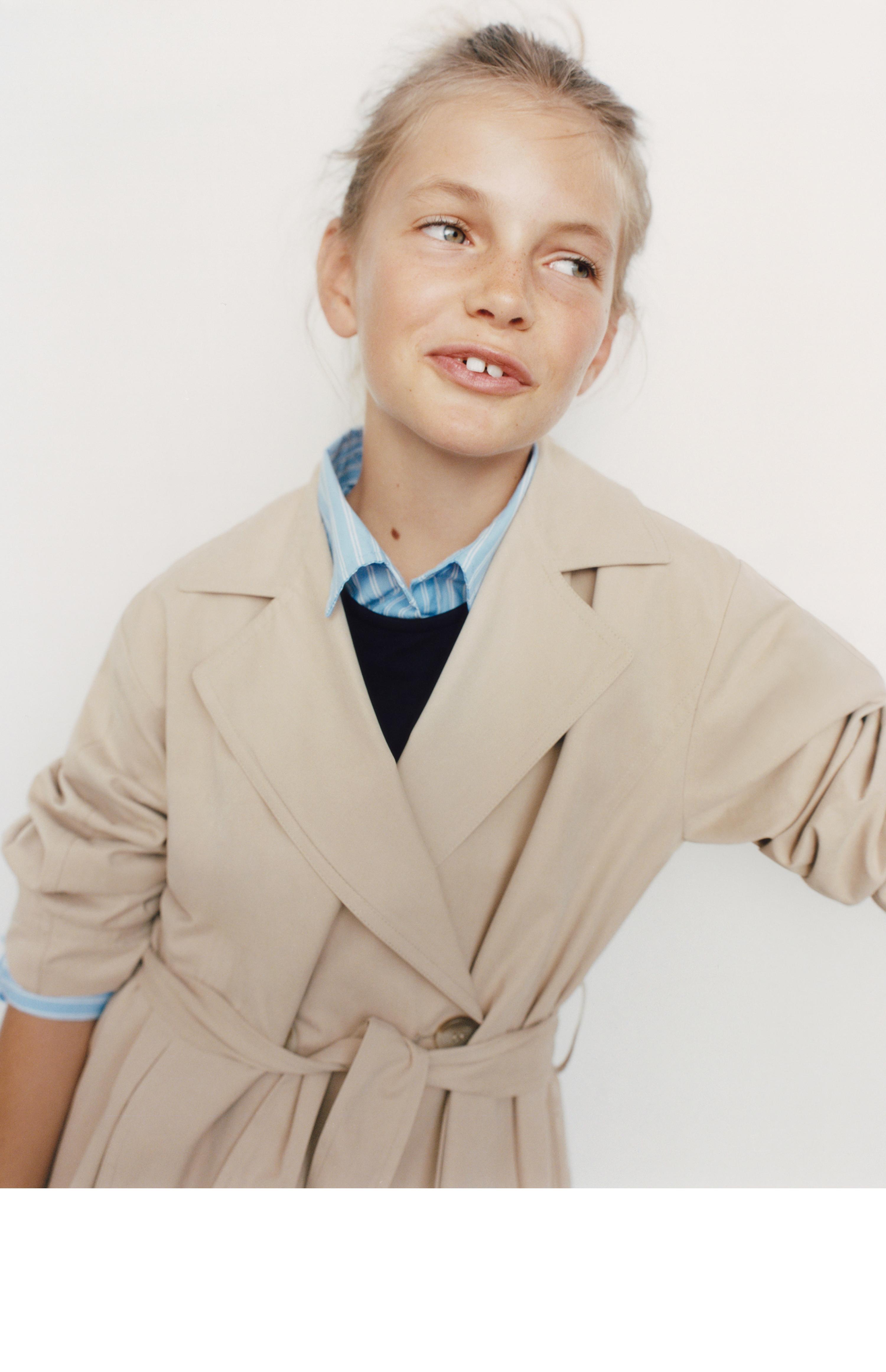 ZARA  kids ブラックレザーライダースジャケット フェイクレザーバイカージャケット シープスキン - ブラック
