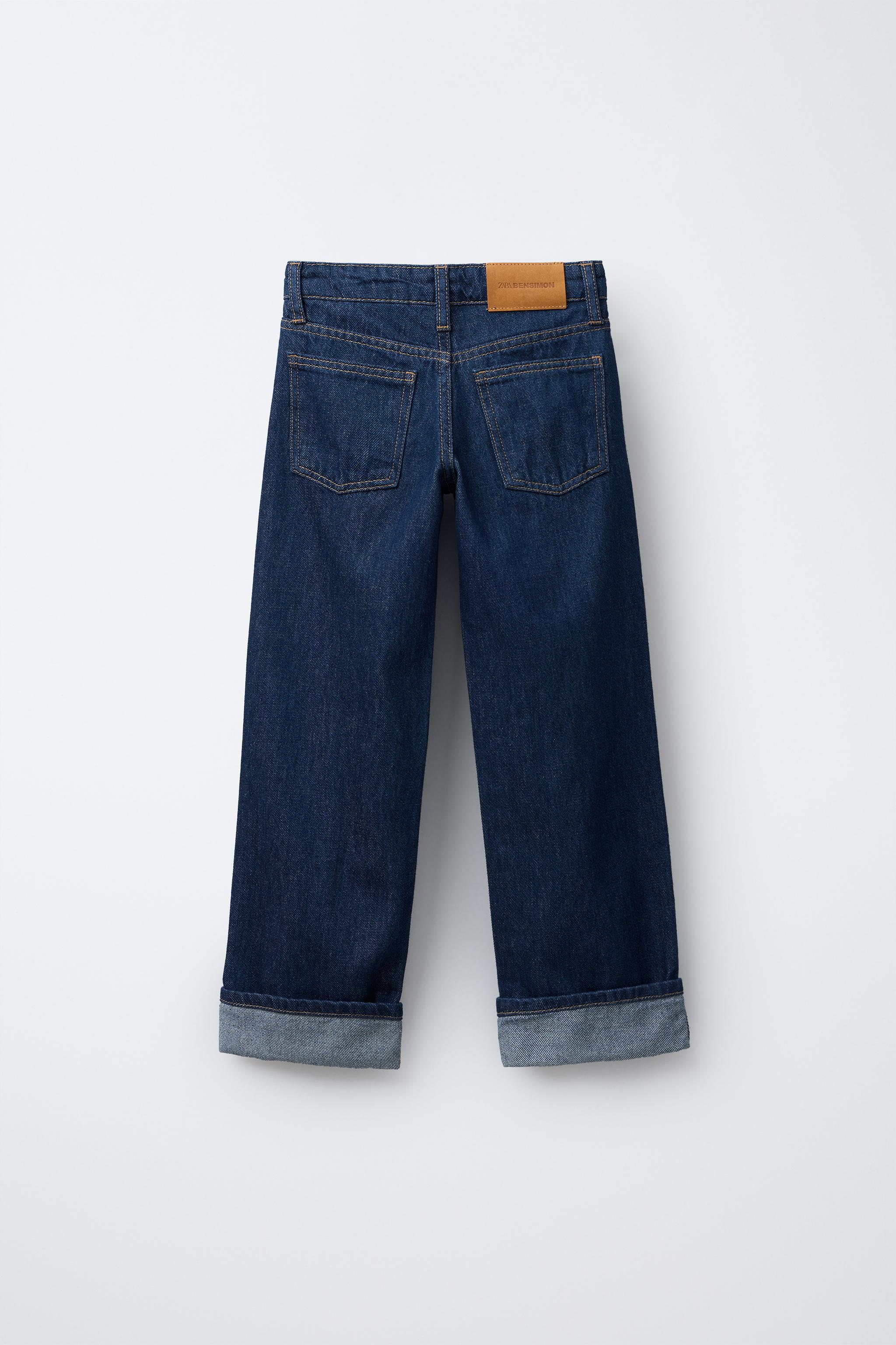 BENSIMON ® X ZARA ストレートフィットデニムパンツ - ブルー