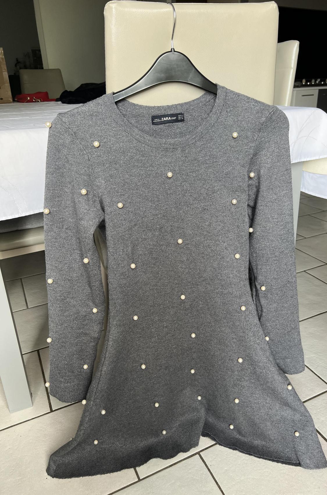 ROBE ZARA GRISE PERLES - Image 3