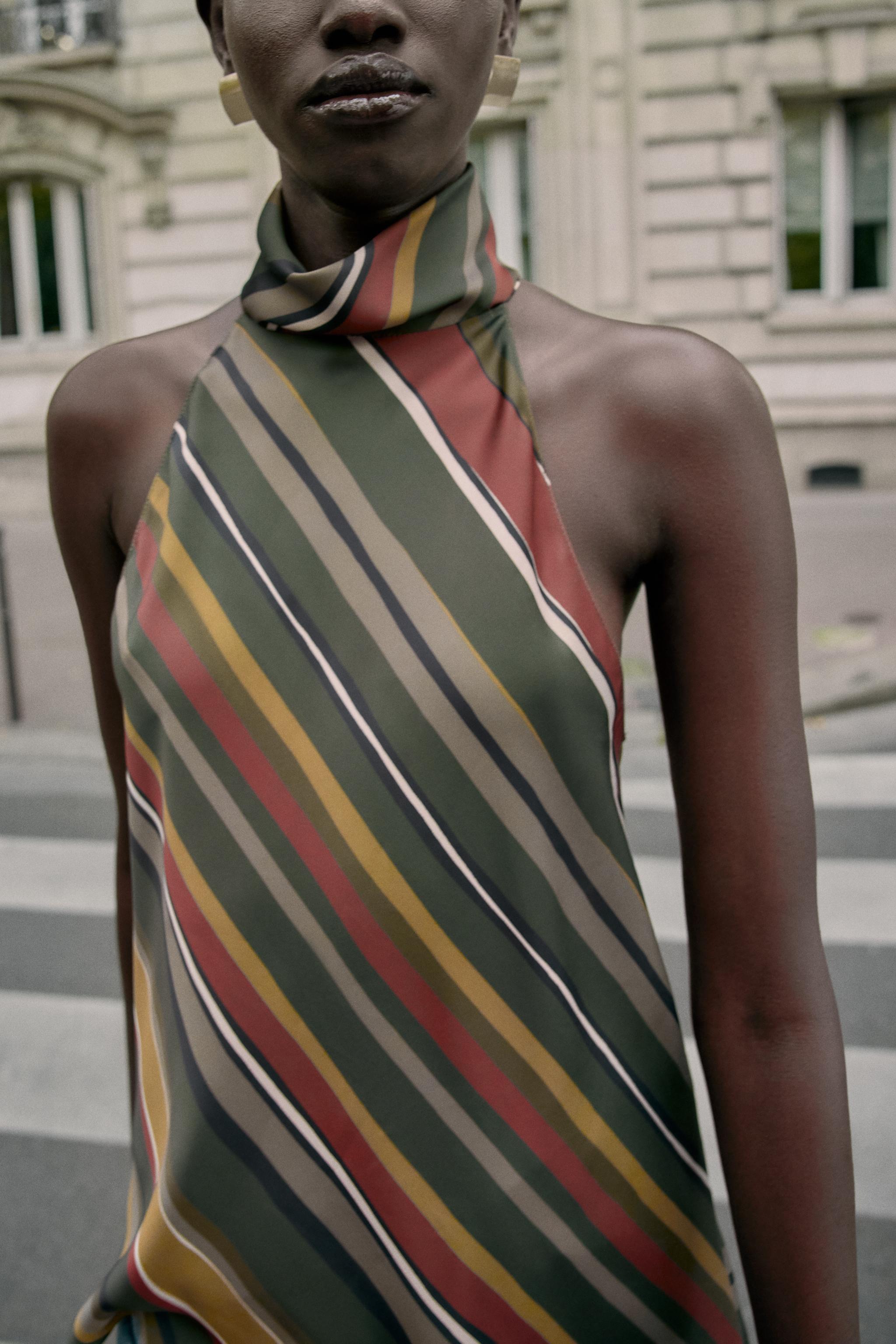 TOP RAYURES ASYMÉTRIQUE