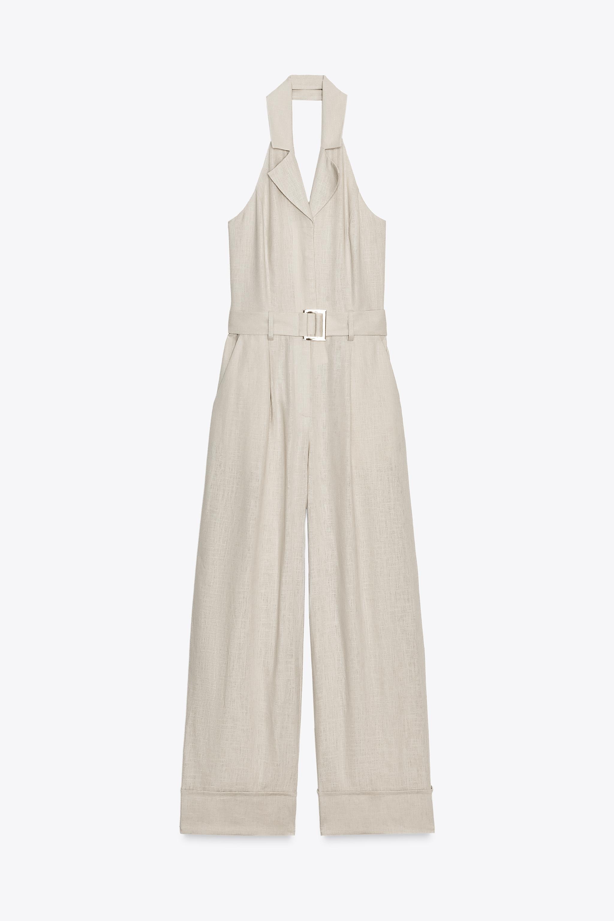 COMBINAISON LONGUE HALTER AVEC LIN