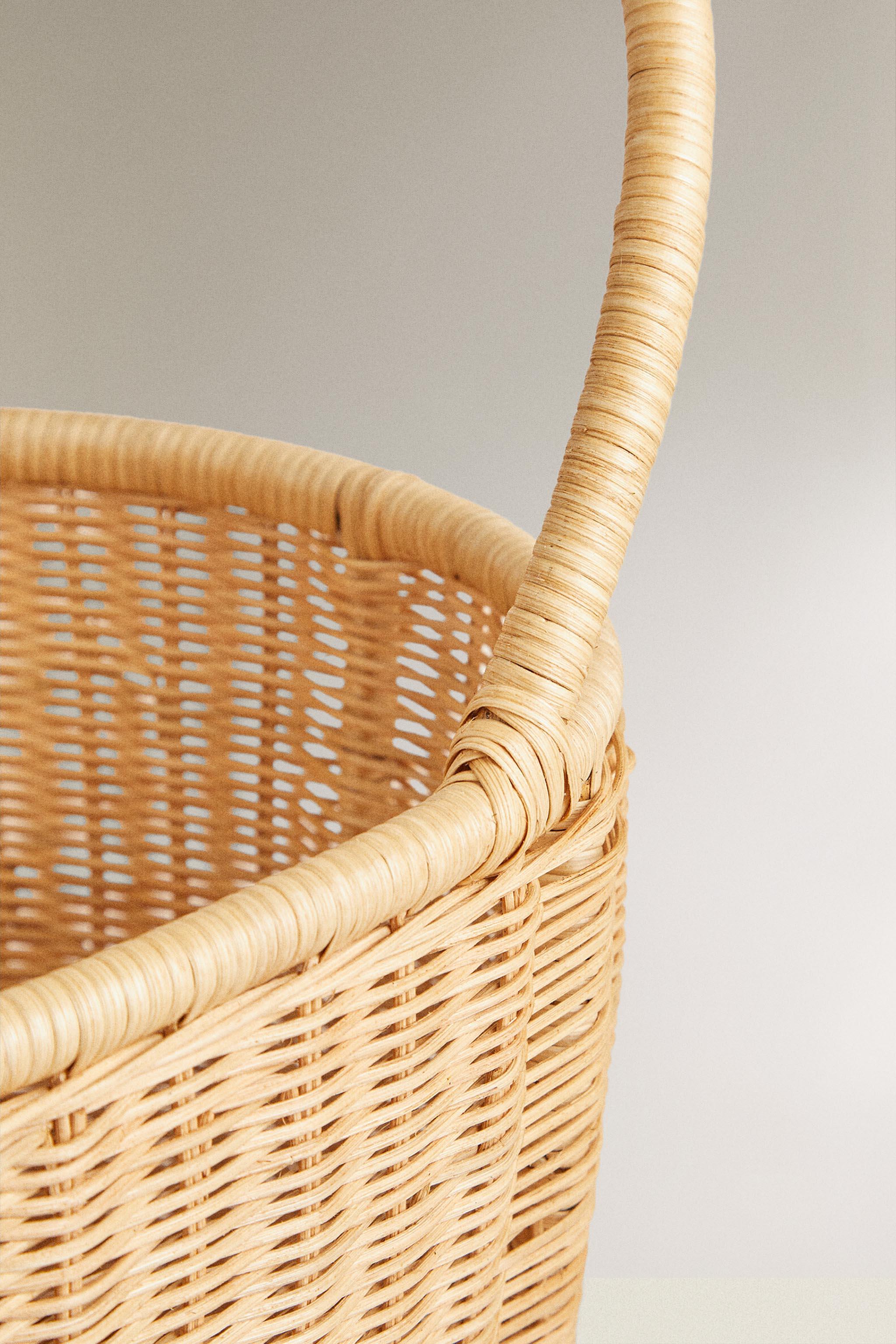Zara KIDS' RATTAN CART WITH WHEELS — фото 3