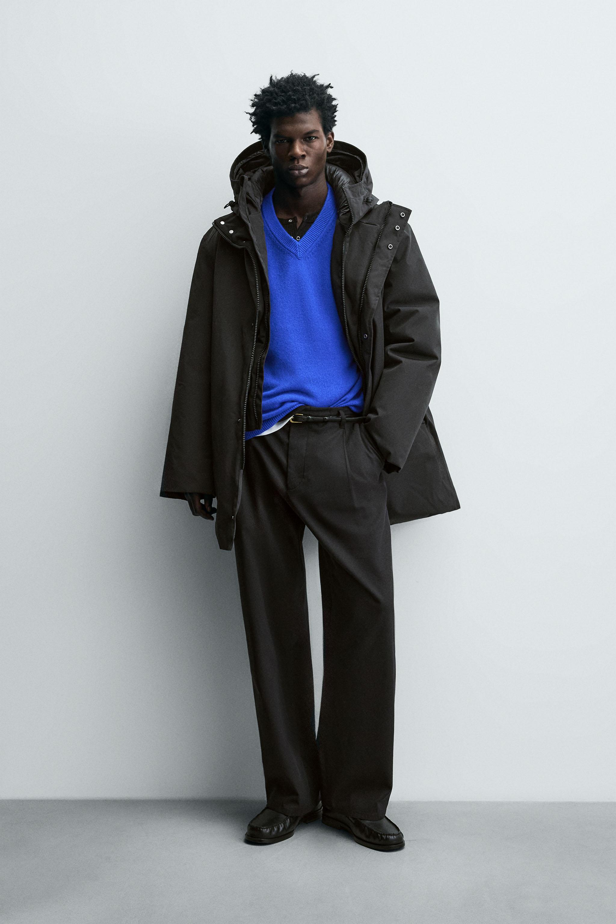 フード付きコート | メンズ | ZARA 日本