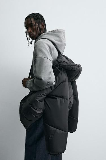 WATER-REPELLENT TECHNICAL JACKET - Black by Zara