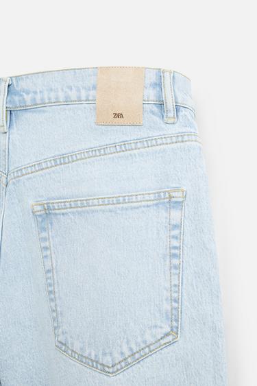 SHORT EN DENIM COUPE CLASSIQUE - Bleu clair de Zara - Image 9