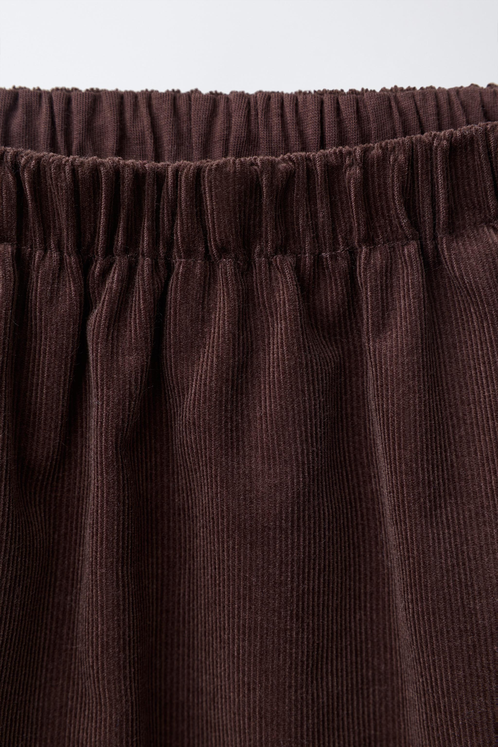 BLOOMER EN VELOURS CÔTELÉ FIN DOUBLÉ