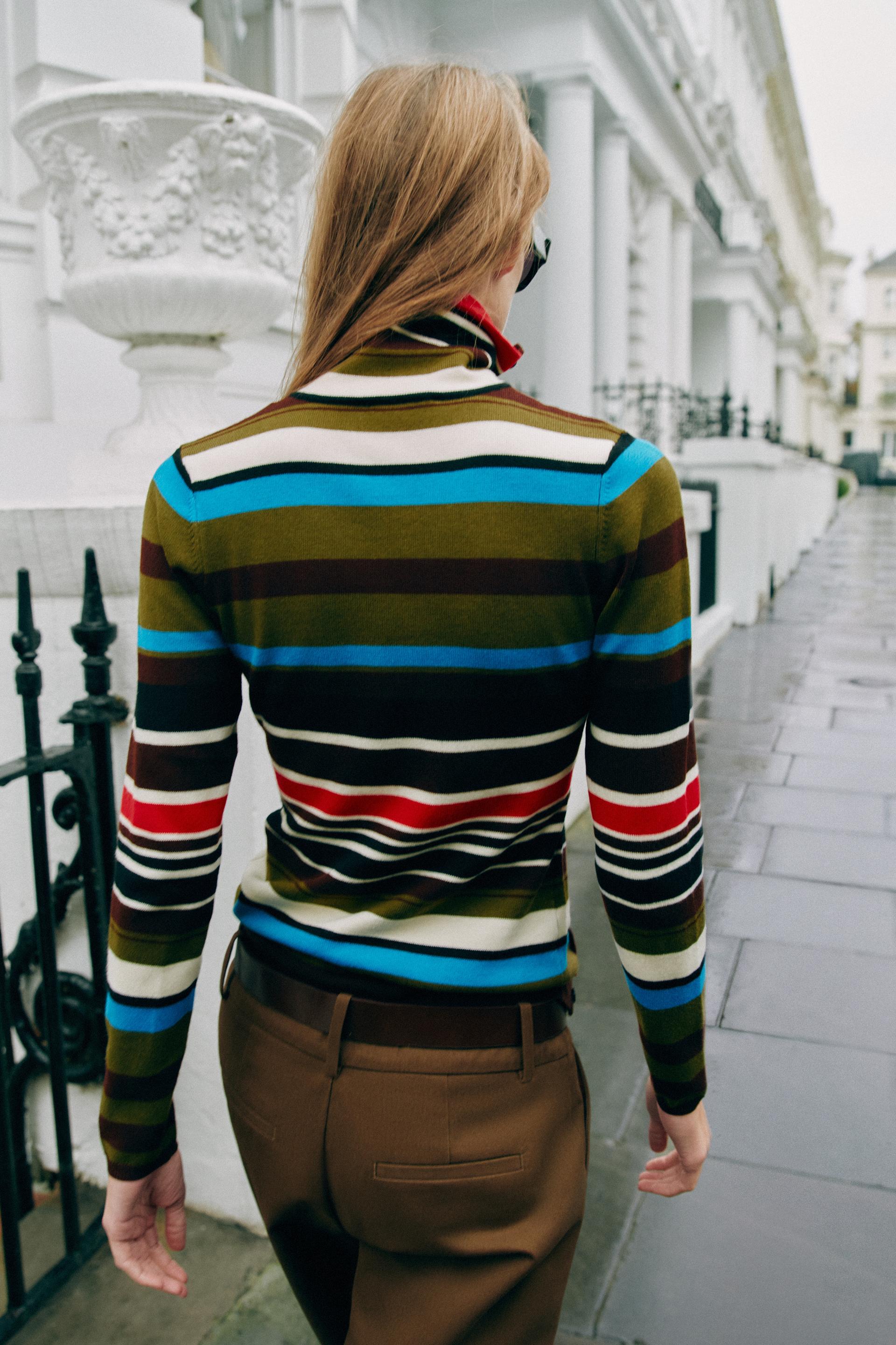 STRIPED KNIT SWEATER thumbnail 4