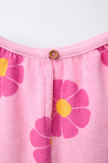 COMBINAISON SERVIETTE IMPRIMÉE - Rose de Zara - Image 3