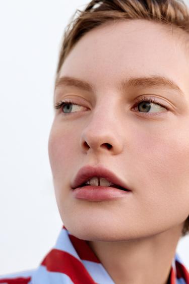 STRIPED SHIRT WITH BOW - Multicoloured by Zara - Image 4