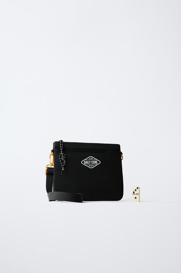 BASIC CROSSBODY BAG - Black by Zara - Image 5