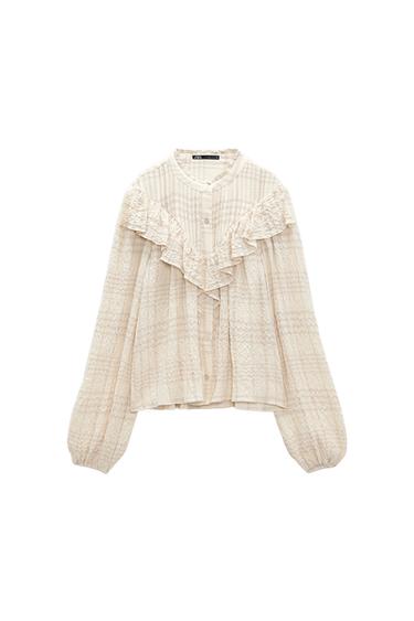 TEXTURED CHECK SHIRT