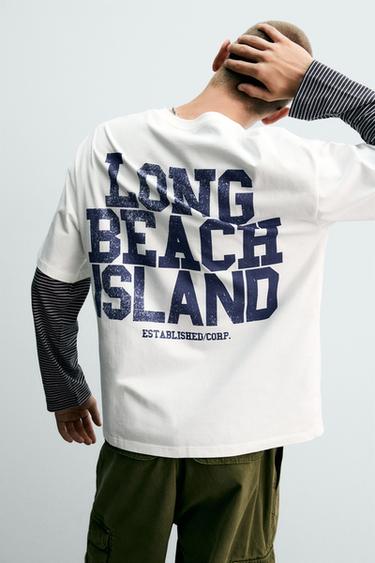 T-SHIRT RELAXED FIT IMPRIMÉS DÉLAVÉS - Blanc de Zara - Image 5