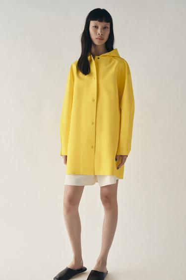 RUBBERISED JACKET ZW COLLECTION - Yellow by Zara - Image 6