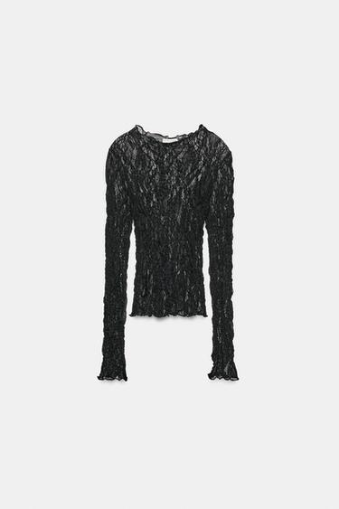 TOP DE RENDA - Preto da Zara