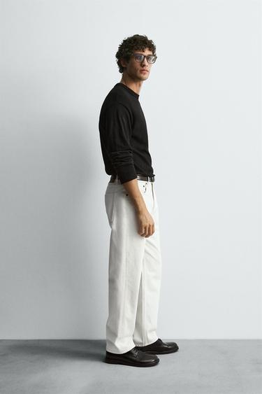 JEAN STRAIGHT ANKLE FIT - Blanc de Zara - Image 3