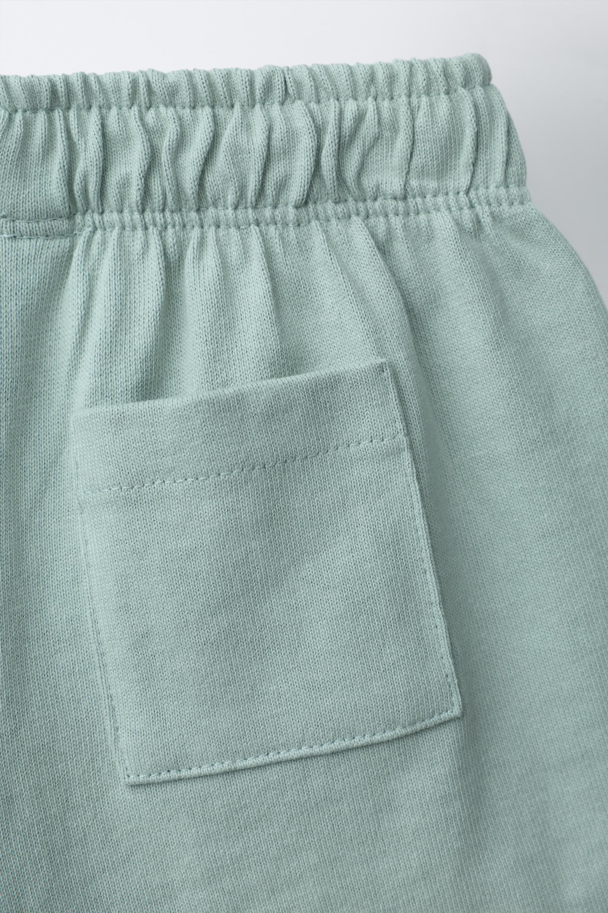 Детские шорты Zara HEAVY WEIGHT FLORAL PLUSH SHORTS — фото 4