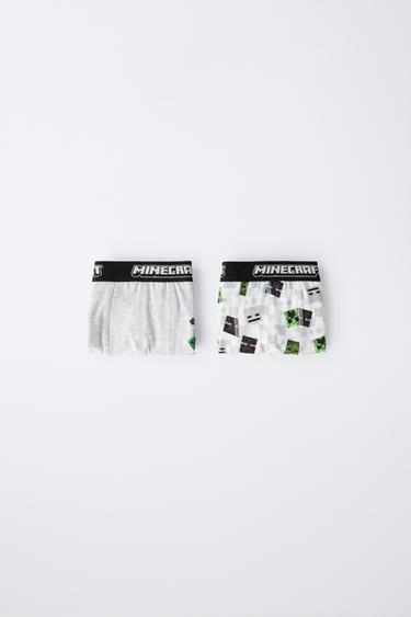 6-14 YEARS/ 2-PACK OF MINECRAFT © MOJANG AB. ™ BOXERS - Grey marl by Zara - Image 0