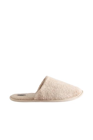 TERRY BATHROOM SLIPPERS - Beige by Zara