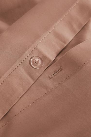 SATEEN DUVET COVER (300 THREAD COUNT) - Dusty pink by Zara