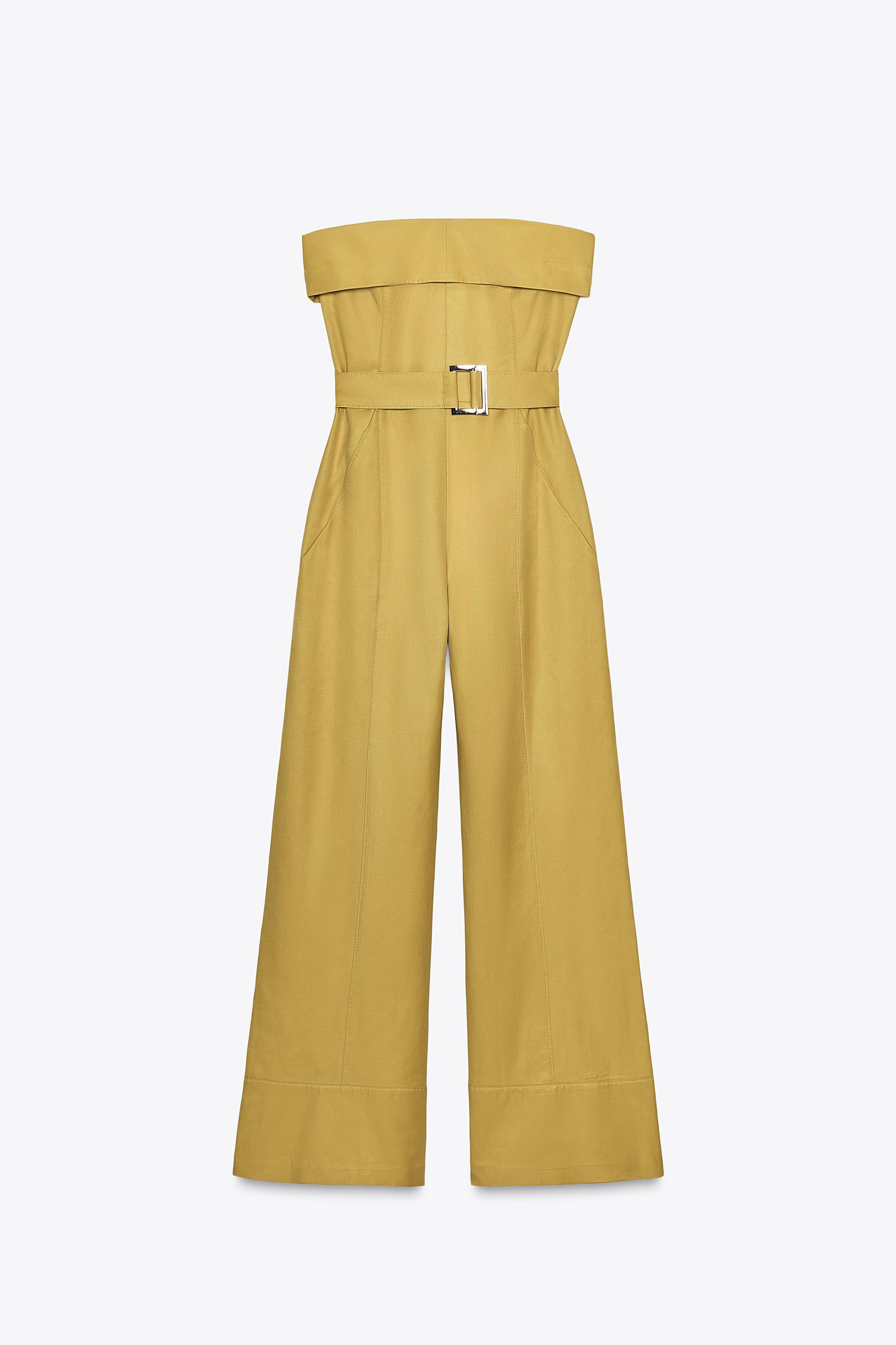 STRAPLESS LONG JUMPSUIT