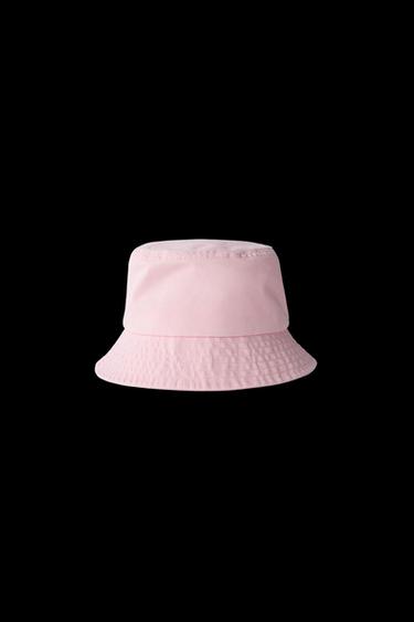 WASHED EFFECT BUCKET HAT - Pink by Zara - Image 0